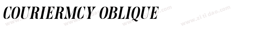 CourierMCY Oblique字体转换